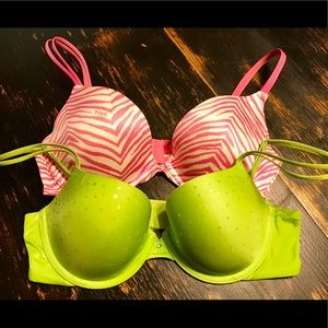 2 Victoria’s Secret Bras 36C